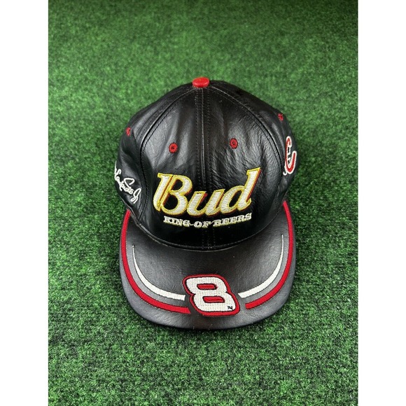 Vintage 90s Dale Earnhardt Sr. Leather Hat - Picture 1 of 7